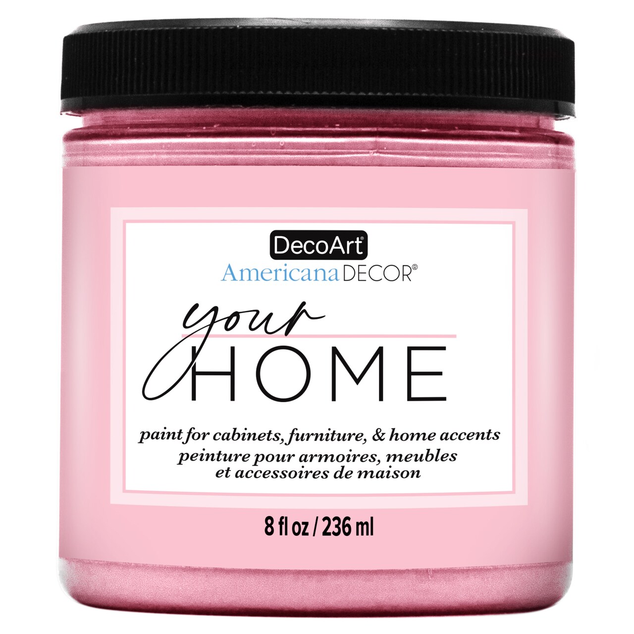 DecoArt Americana Decor All-in-One Furniture & Cabinet Paint, 8oz – No Primer Needed, Adheres to Tile, Laminate & Glossy Surfaces, Satin Finish